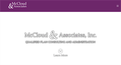 Desktop Screenshot of mccloudandassociatesinc.com
